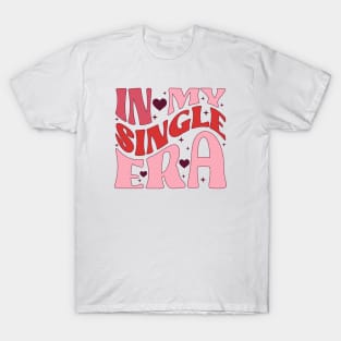 In My Single Era Love Sucks Anti Love Anti Valentine Club T-Shirt